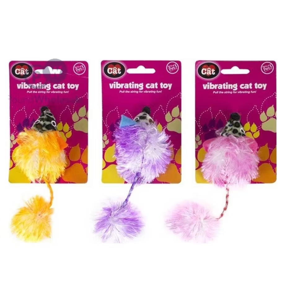 String Pull Cat Vibrating Toy