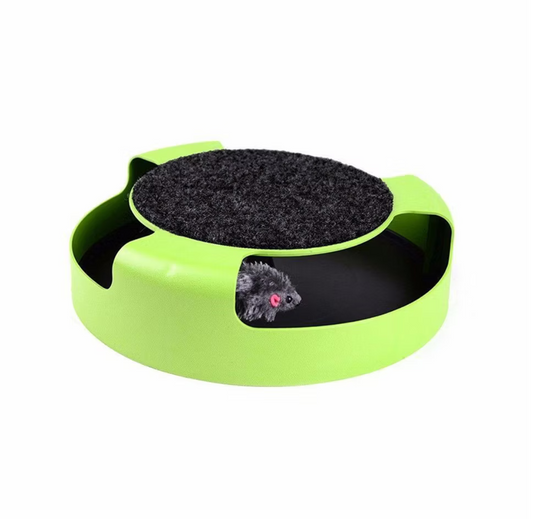 Mouse Catch Toy with Scratch Pad